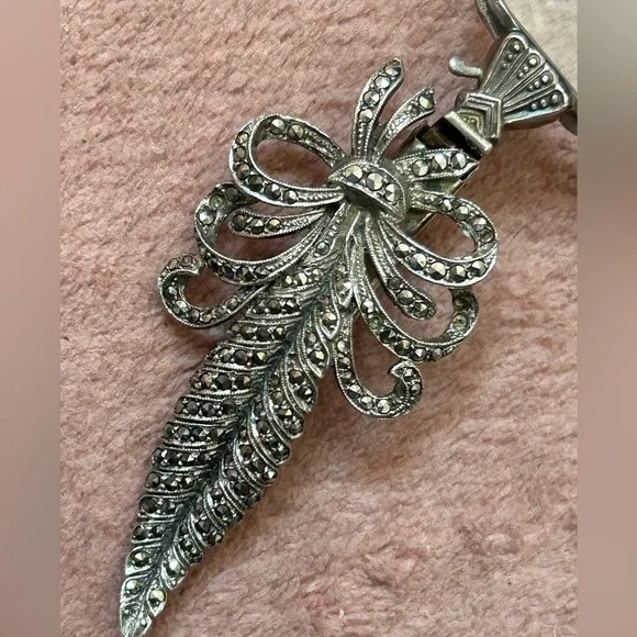 Unique Antique Silver Art Deco Lorgnette - Picture 7 of 10